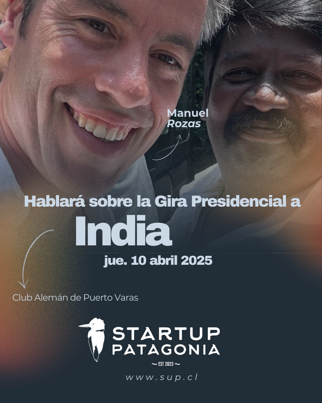 De Puerto Varas a la India: el viaje de Manuel Rozas, fundador de Kura Biotech, en la gira presidencial