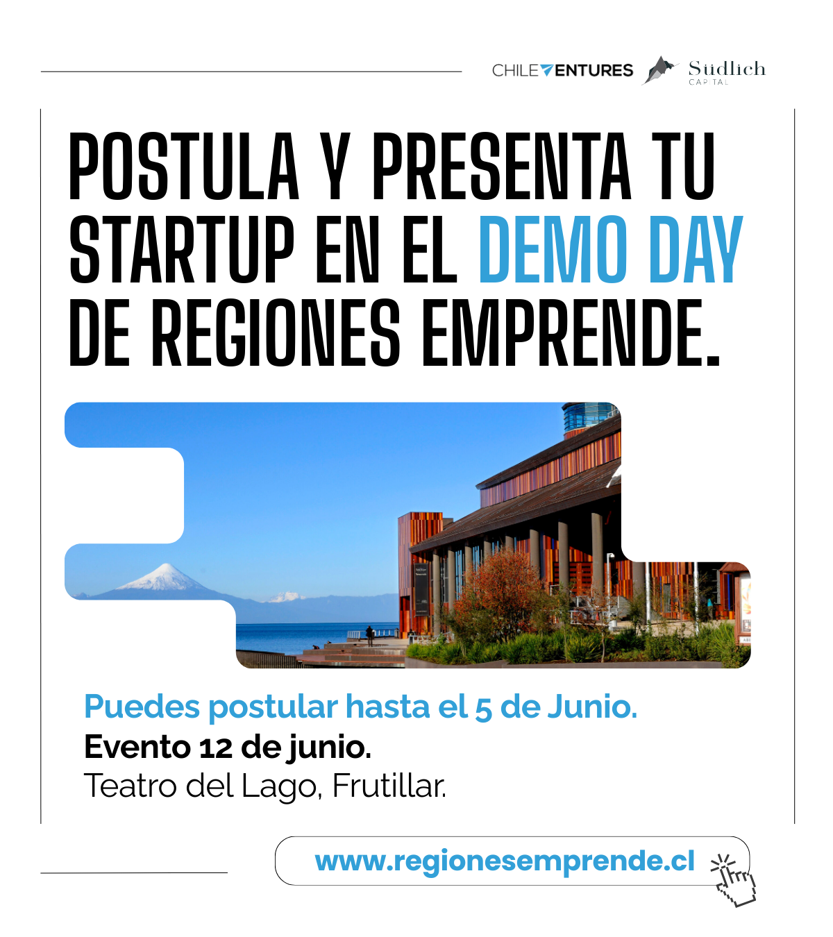 Startup Patagonia se suma como patrocinador de Regiones Emprende 2025